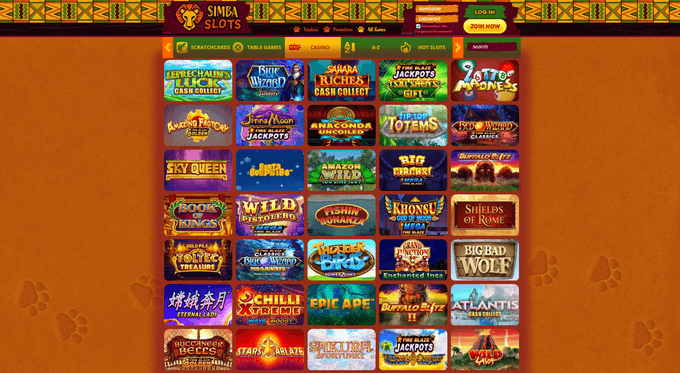 Simba Slots slide2